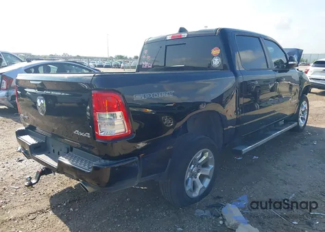 2020 Ram 1500 Lone Star 4X4 5'7 Box из США, поврежденный, VIN 1C6SRFFT7LN415852